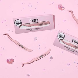 U'NUCO Holdyyyyy Lash Tweezer Precision Eyelash Extension Tool Compact Curved Body Non-Slip Stainless Steel K-Beauty _ Made in Korea